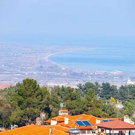Rodon Apartment With Great View, Sauna And Jacuzzi Litochoro Exterior photo